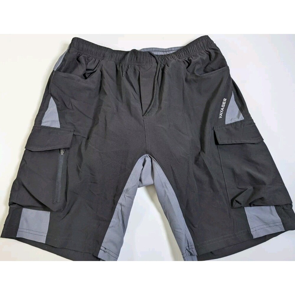 Vayager - Valiant Voyager MTB mountain bike/cycling 3D padded shorts black Large